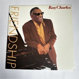 Ray Charles FRIENDSHIP LP
Vinyl Record 1984 [Willie Nelson Johnny Cash]